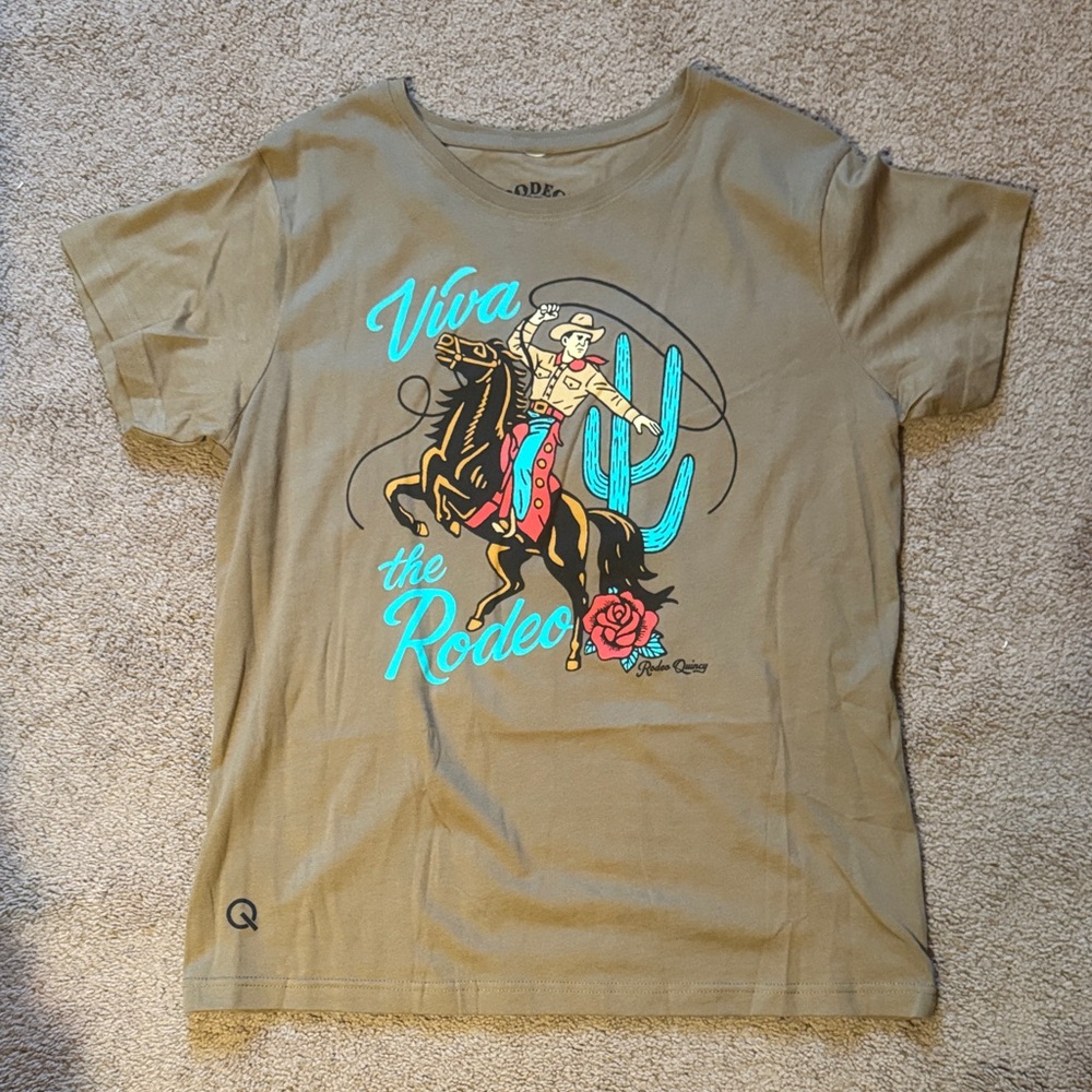 Viva the Rodeo Graphic Tee - Khaki